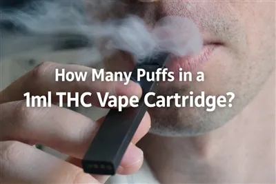 Kemm Puffs f'Skartoċċ Vape THC ta '1ml?